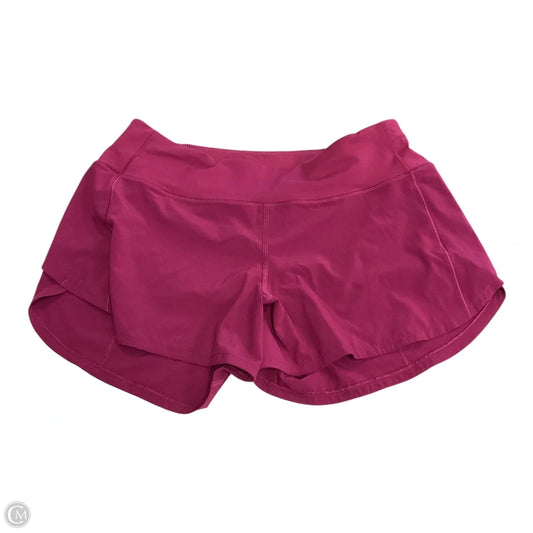 Athletic Shorts By Lululemon In Purple, Size: 8