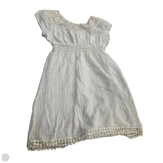 Dress Casual Short By Max Studio In Cream, Size: M