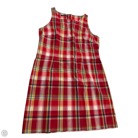 Dress Casual Short By Esprit In Plaid Pattern, Size: S