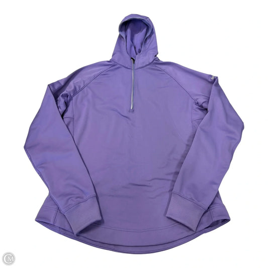 Athletic Sweatshirt Hoodie By Nike Apparel In Purple, Size: Xl