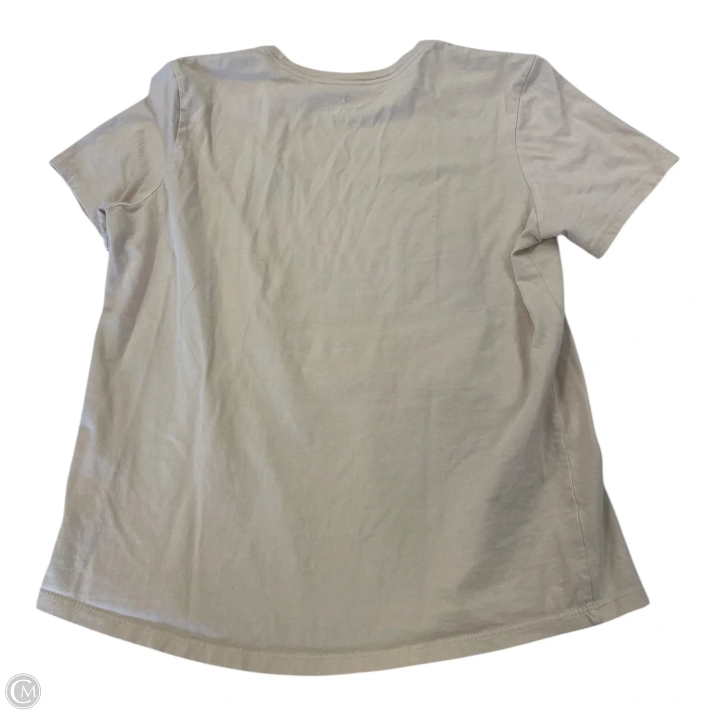 Top Short Sleeve By Nike In Beige, Size: S