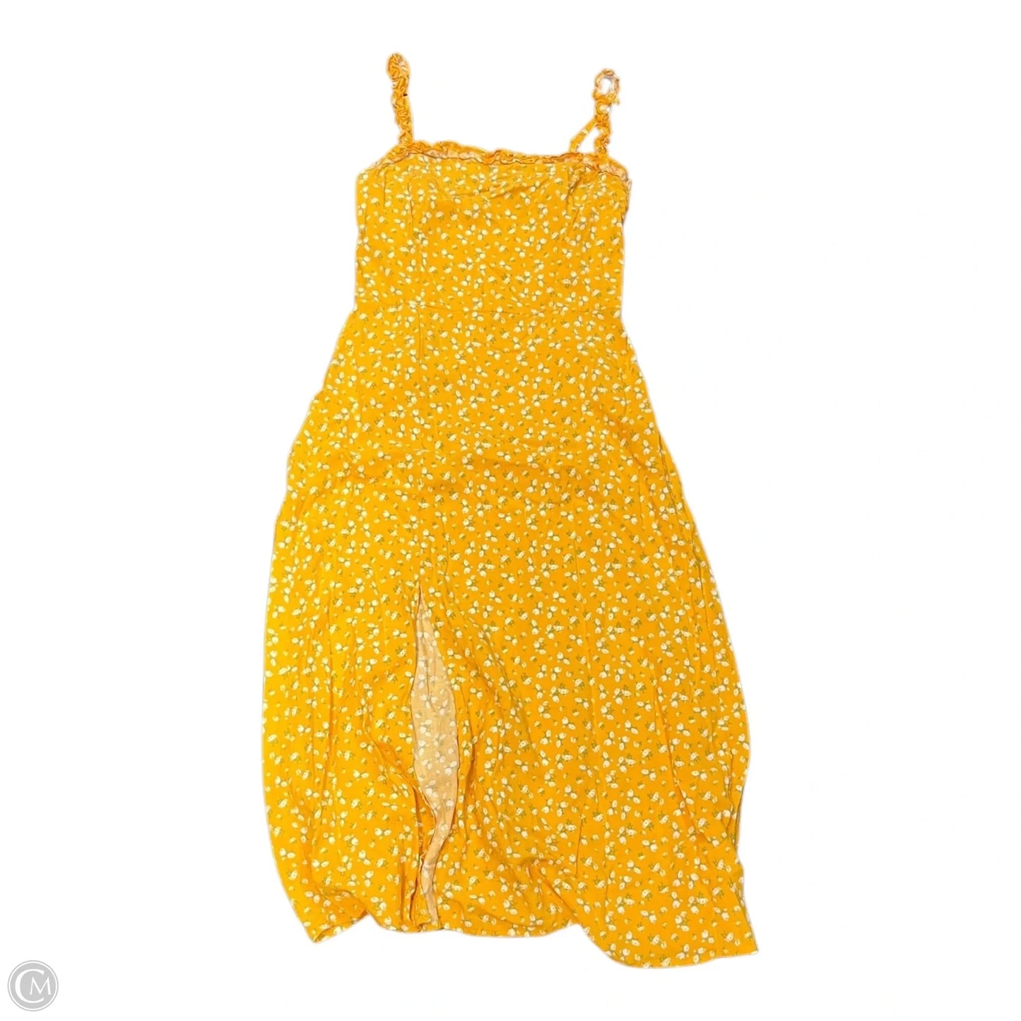 Dress Casual Short By Mi Ami In Yellow, Size: M