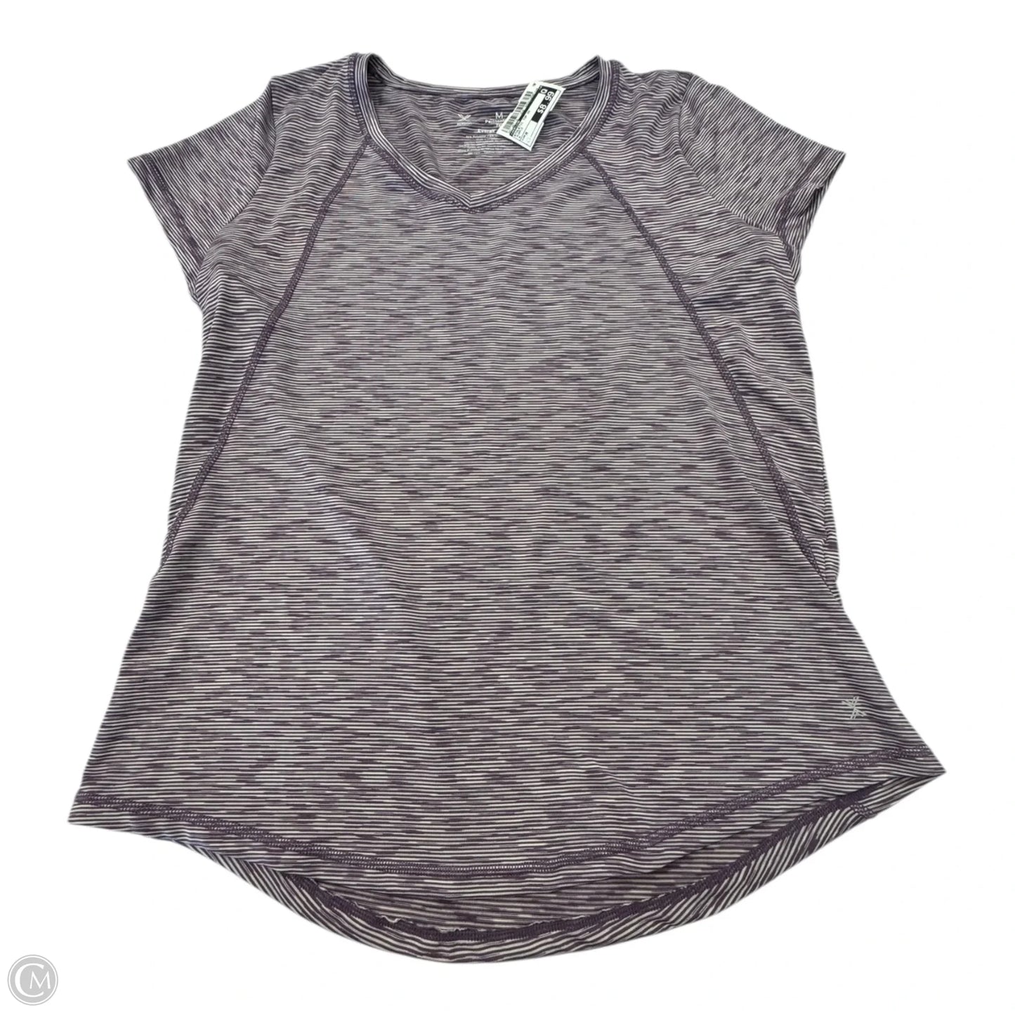 Athletic Top Short Sleeve By Xersion In Purple, Size: M
