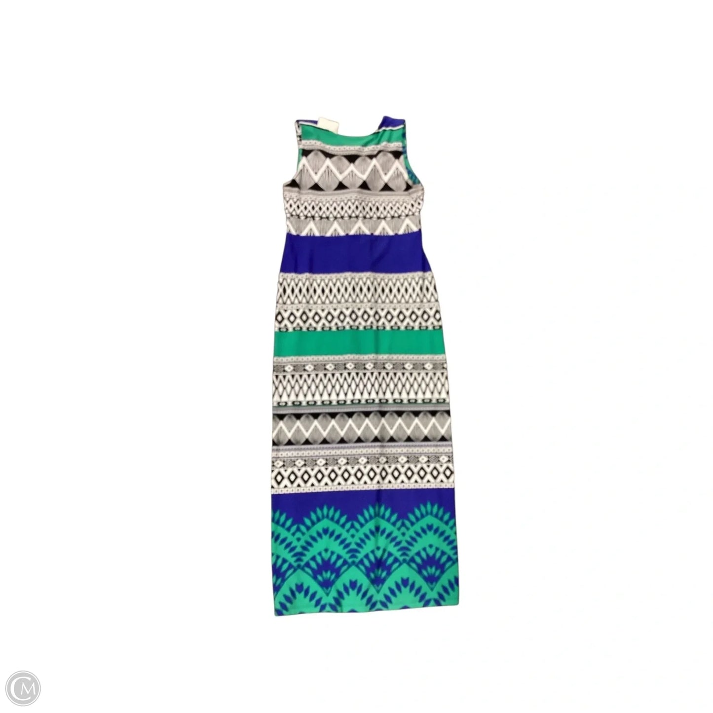 Dress Casual Maxi By Chicos In Multi-colored, Size: L