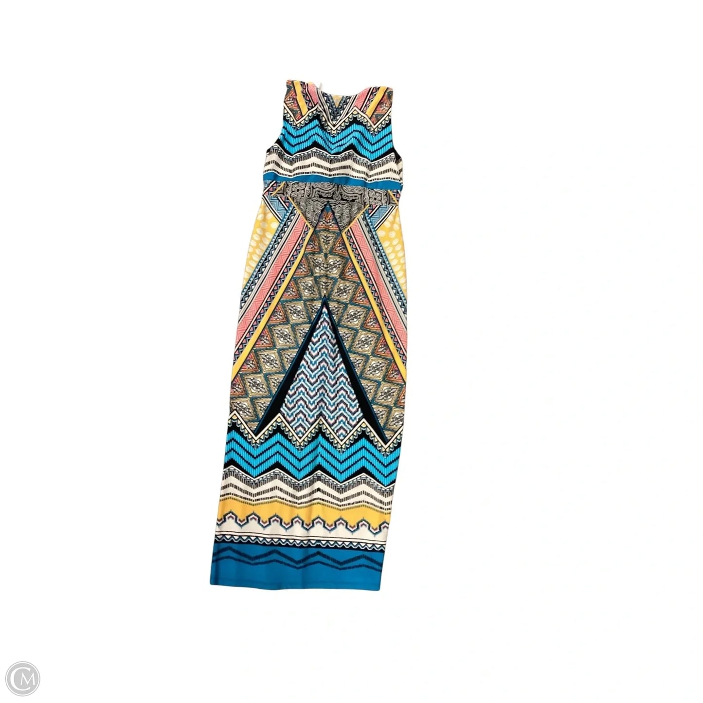 Dress Casual Maxi By Chicos In Multi-colored, Size: L