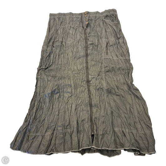 Skirt Maxi By Chicos 2 In Grey, Size: L petites