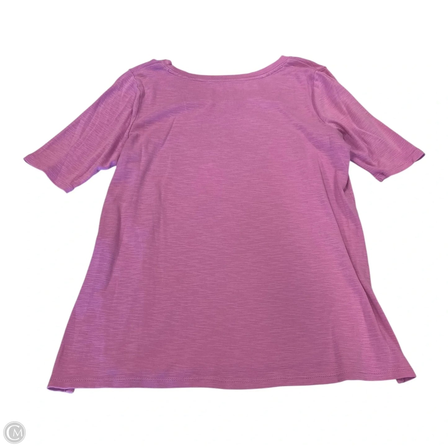 Top Short Sleeve By J. Jill In Pink, Size: M