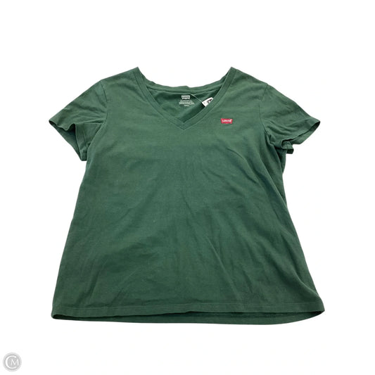 Top Short Sleeve Basic By Levis In Green, Size: Sp