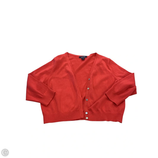 Cardigan By Lands End In Coral, Size: Lp