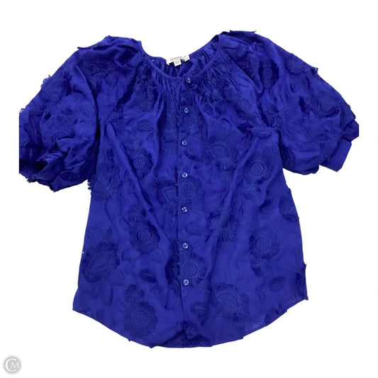 Top Short Sleeve By Chicos In Blue, Size: S