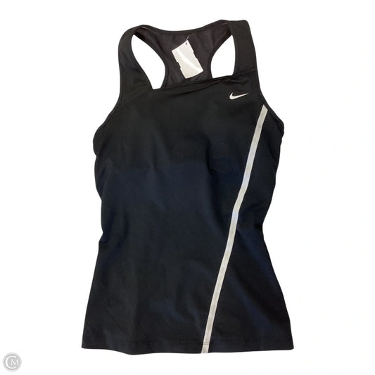 Athletic Tank Top By Nike Apparel In Black, Size: S