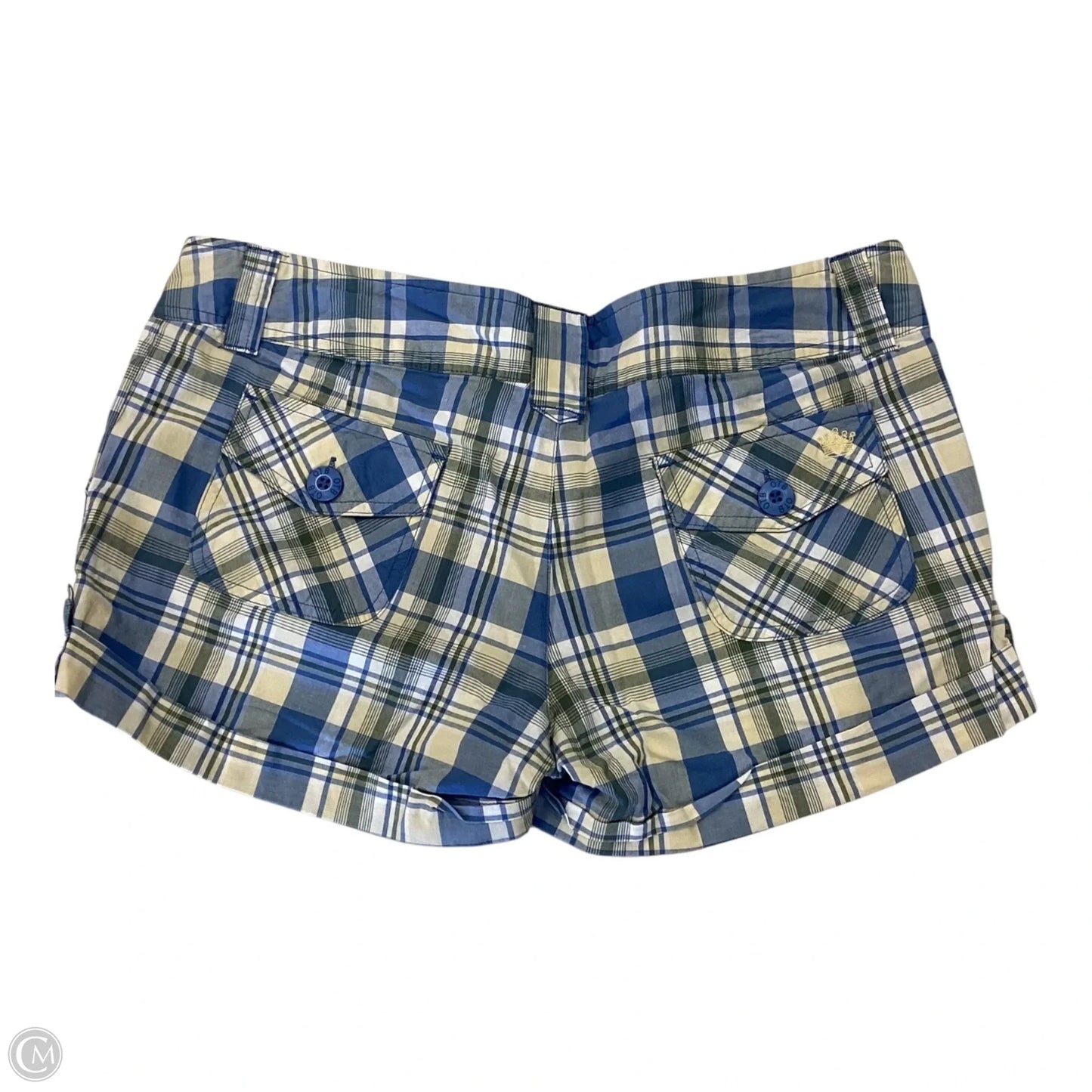 Shorts By Clothes Mentor In Plaid Pattern, Size: L