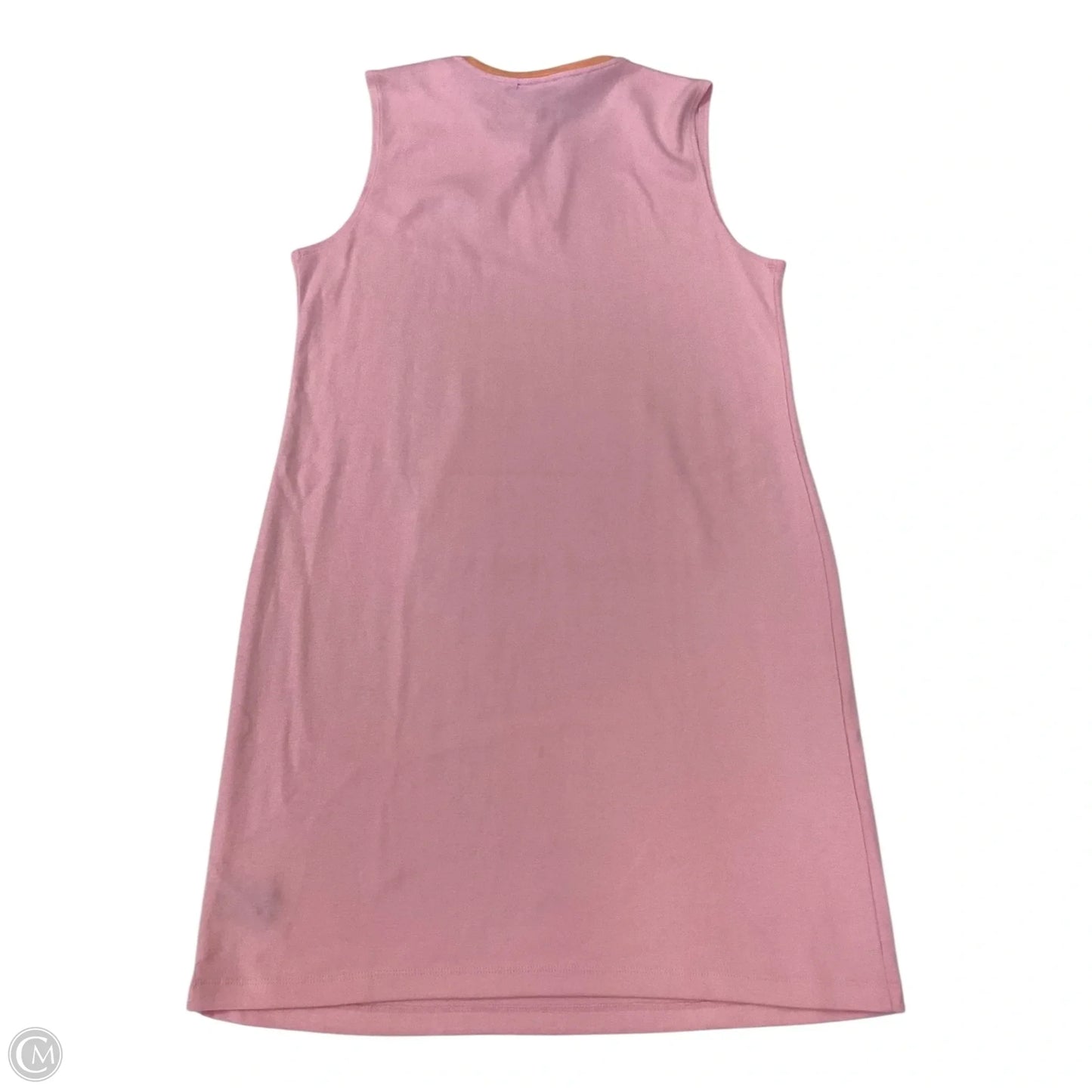 Dress Casual Midi By Lauren By Ralph Lauren In Orange & Pink, Size: Lp