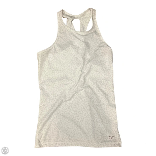 Athletic Tank Top By Calia In Grey & Yellow, Size: M