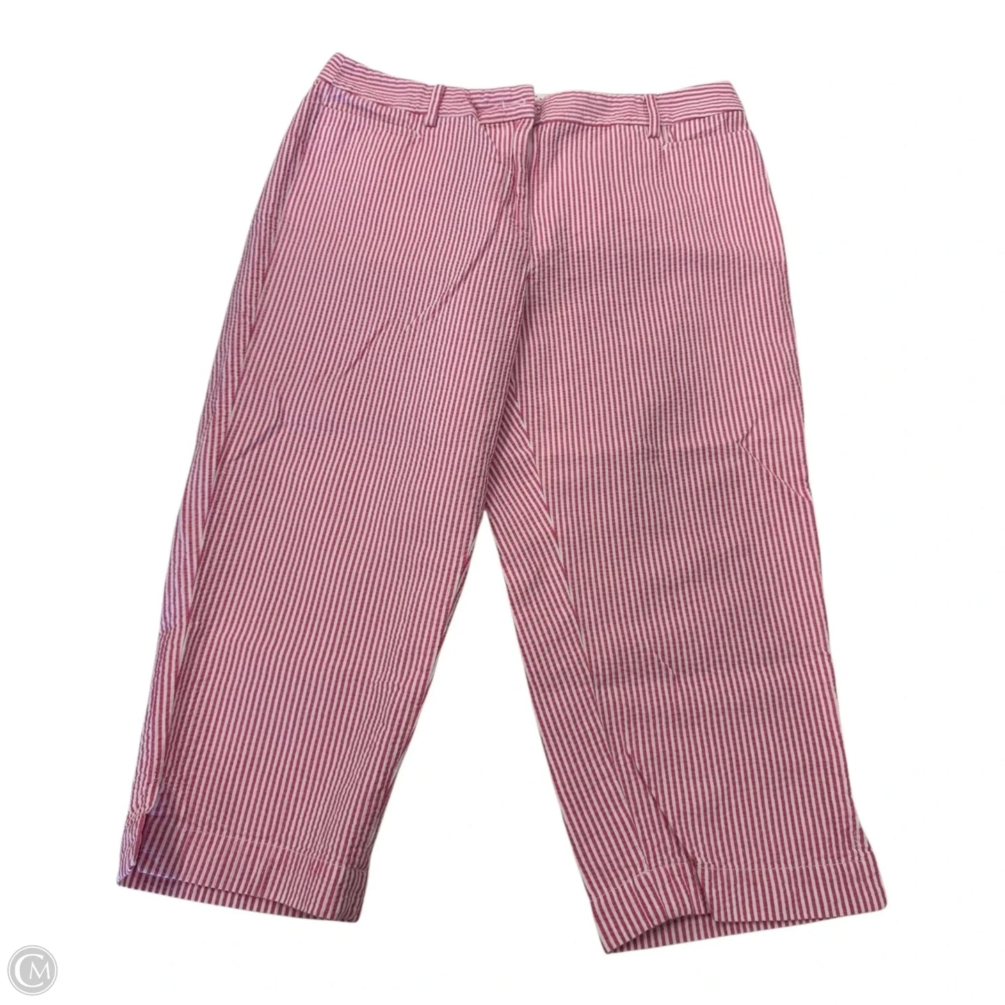 Capris By Talbots In Striped Pattern, Size: 10p