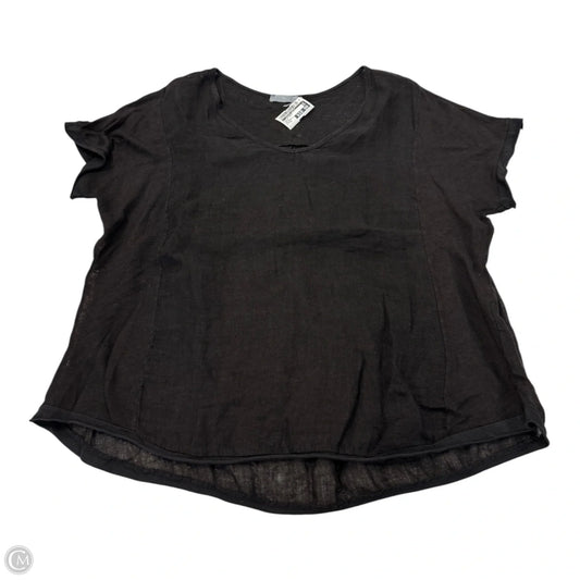 Top Short Sleeve Basic By Clothes Mentor In Black, Size: Xl