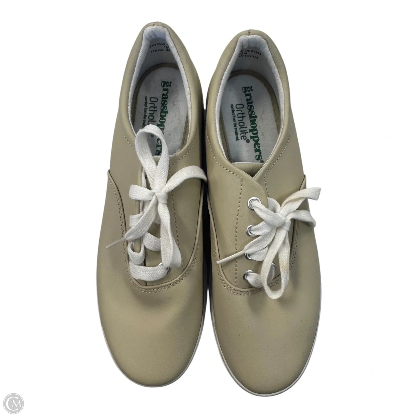 Shoes Sneakers By Grasshoppers In Beige, Size: 7.5
