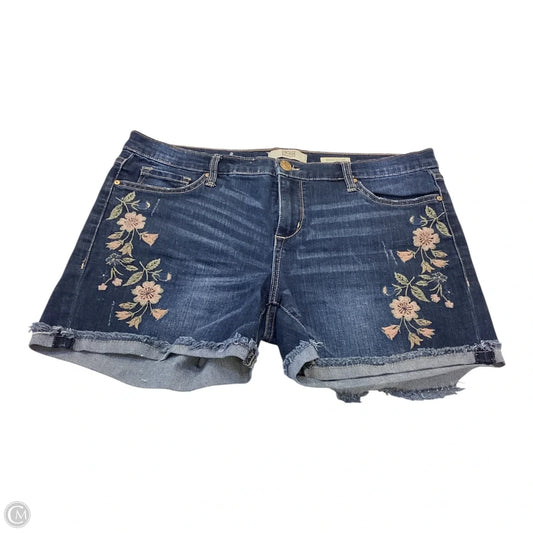 Shorts By Vintage America In Blue Denim, Size: 8