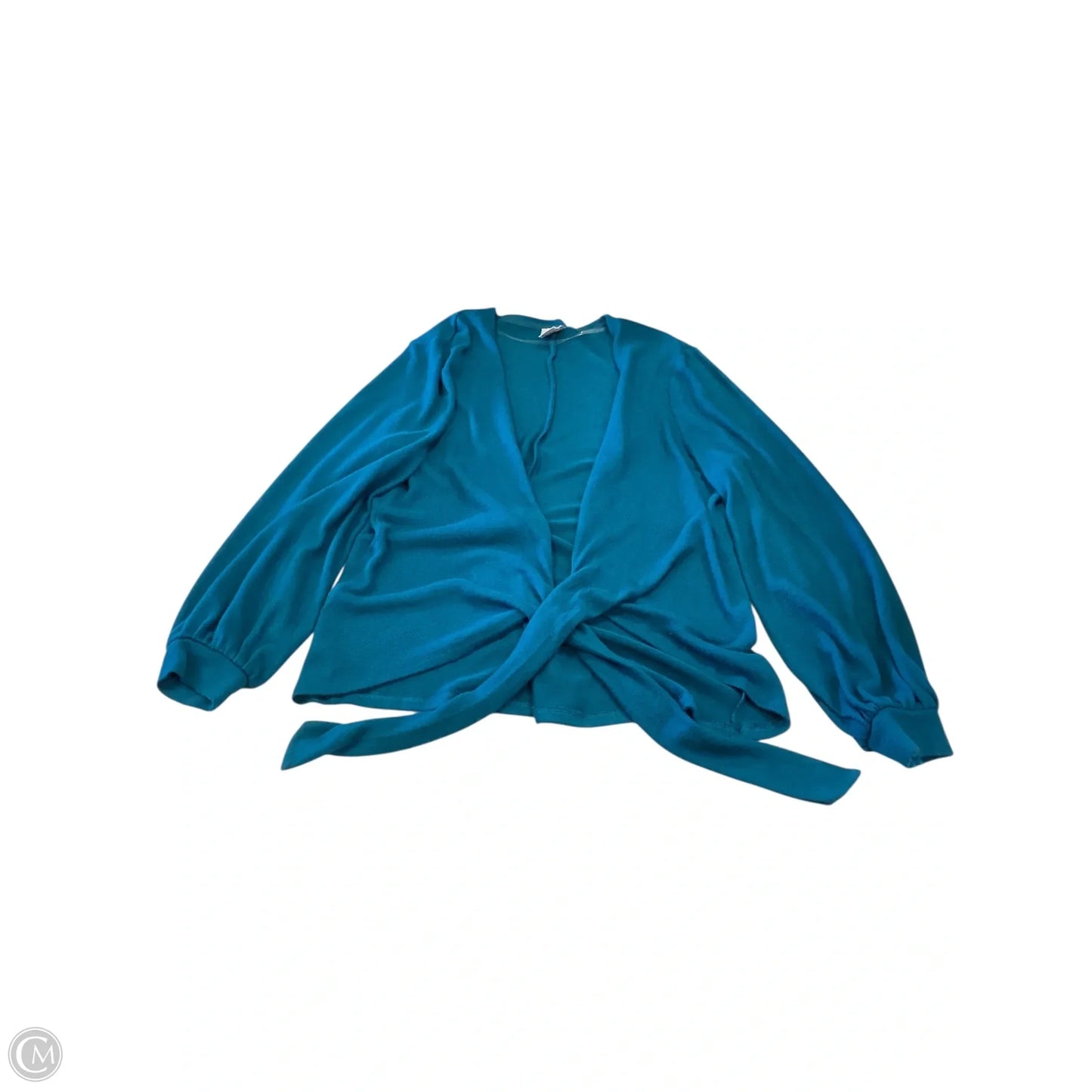 Cardigan By Chicos In Teal, Size: M