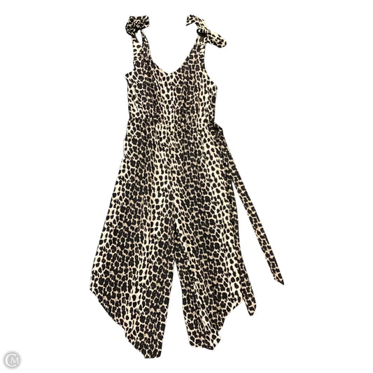 Jumpsuit By Clothes Mentor In Animal Print, Size: Xl