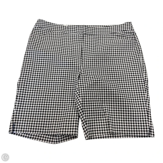 Shorts By Chicos In Plaid Pattern, Size: Xl