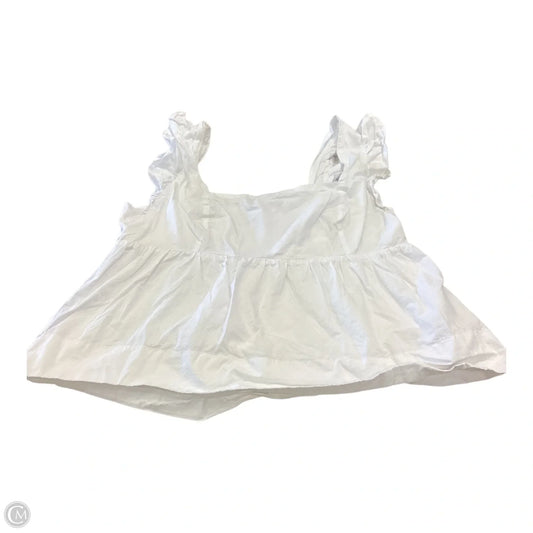 Top Sleeveless Designer By Lilly Pulitzer In White, Size: Xl