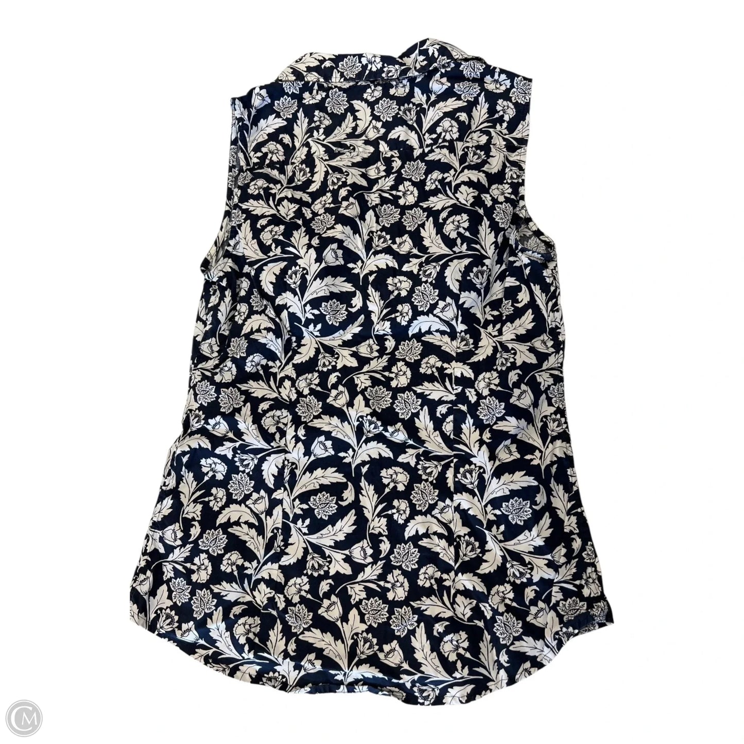 Top Sleeveless By Banana Republic In Floral Print, Size: 0