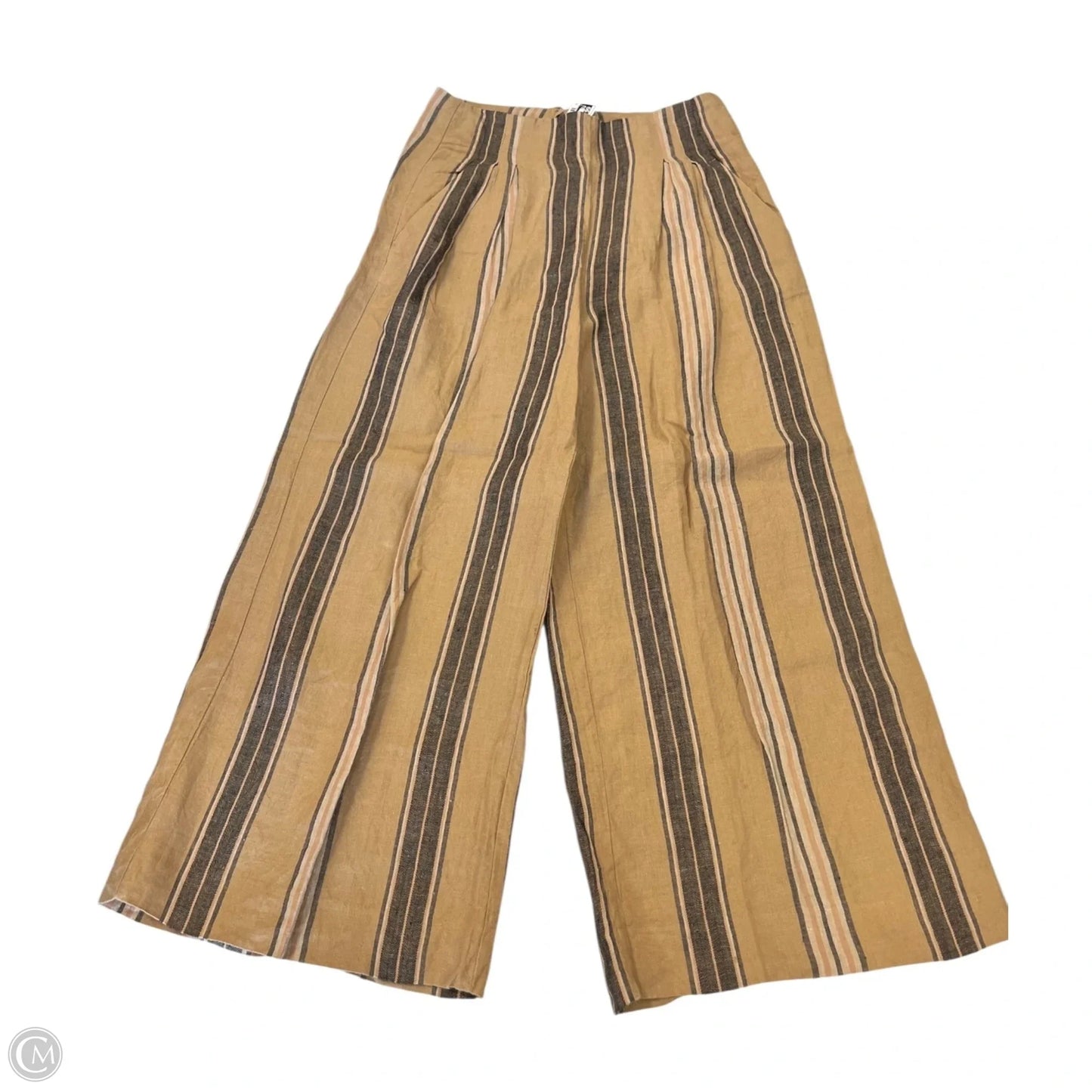 Pants Linen By Banana Republic In Striped Pattern, Size: 6