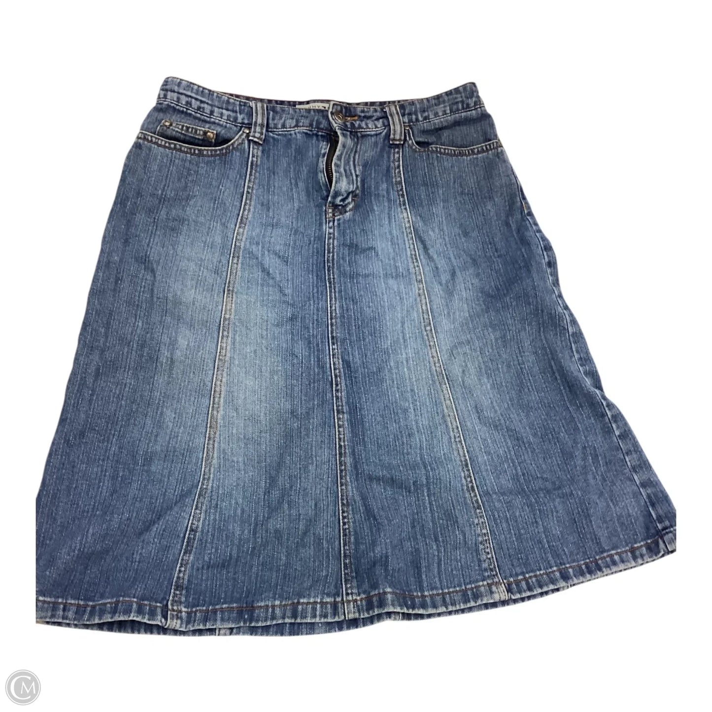 Skirt Midi By Tommy Hilfiger In Blue Denim, Size: 6