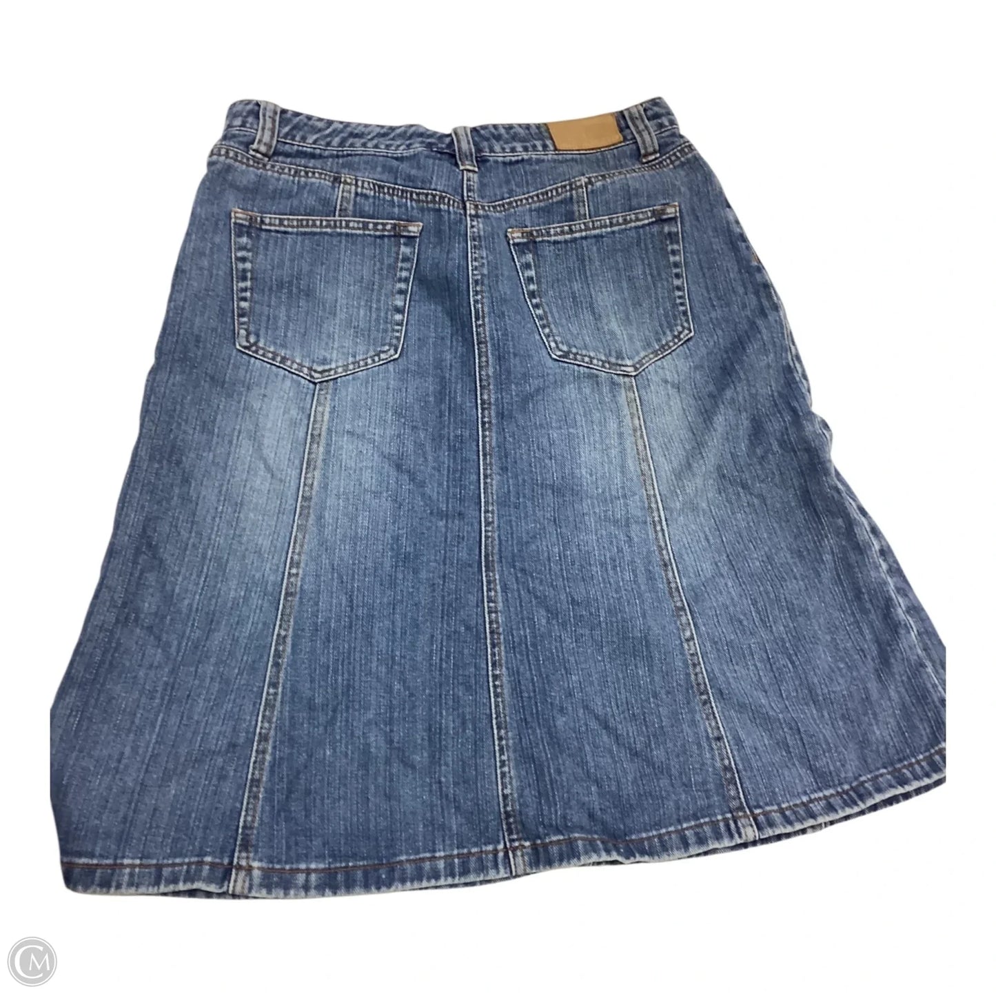 Skirt Midi By Tommy Hilfiger In Blue Denim, Size: 6