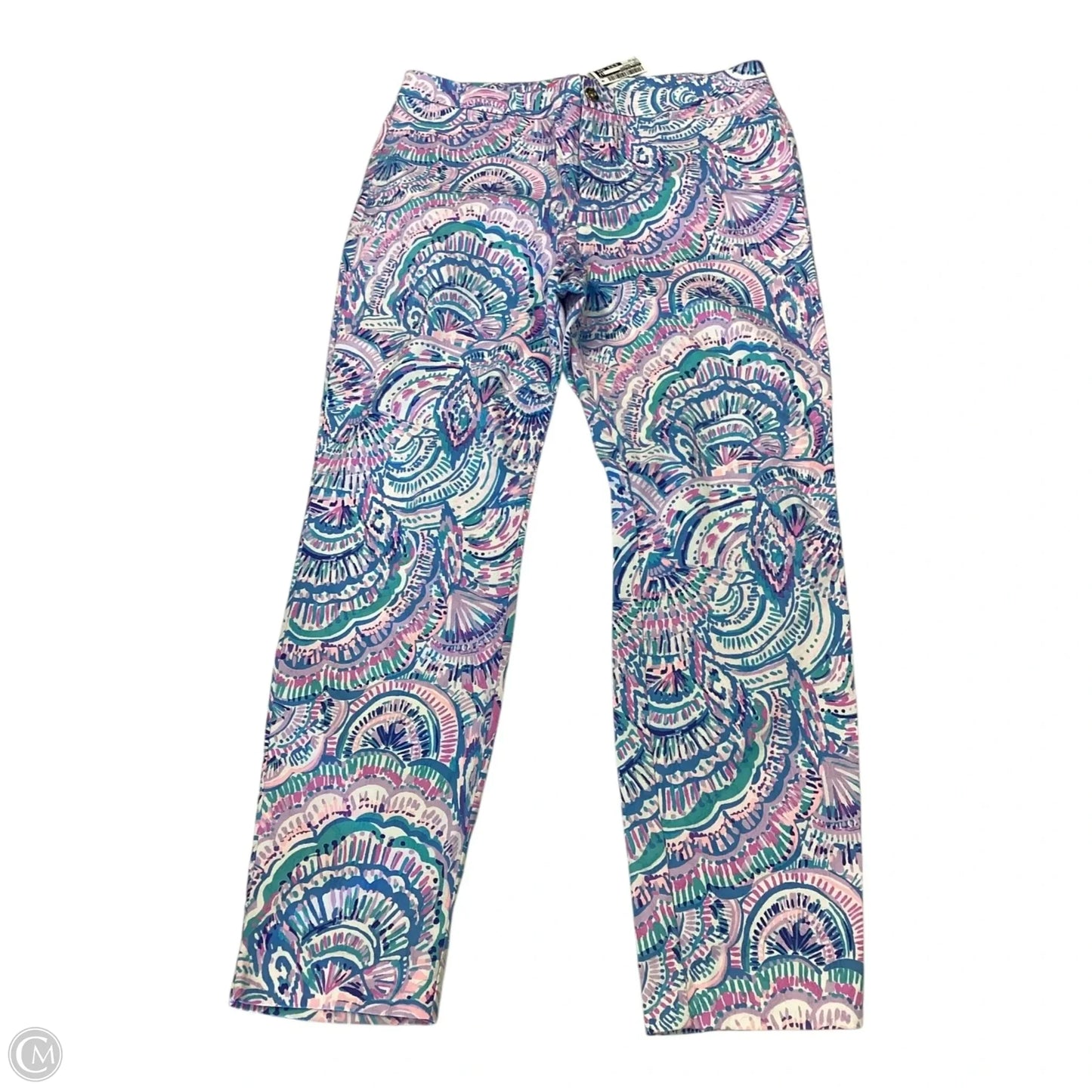 Pants Designer By Lilly Pulitzer In Pink & Purple, Size: 12