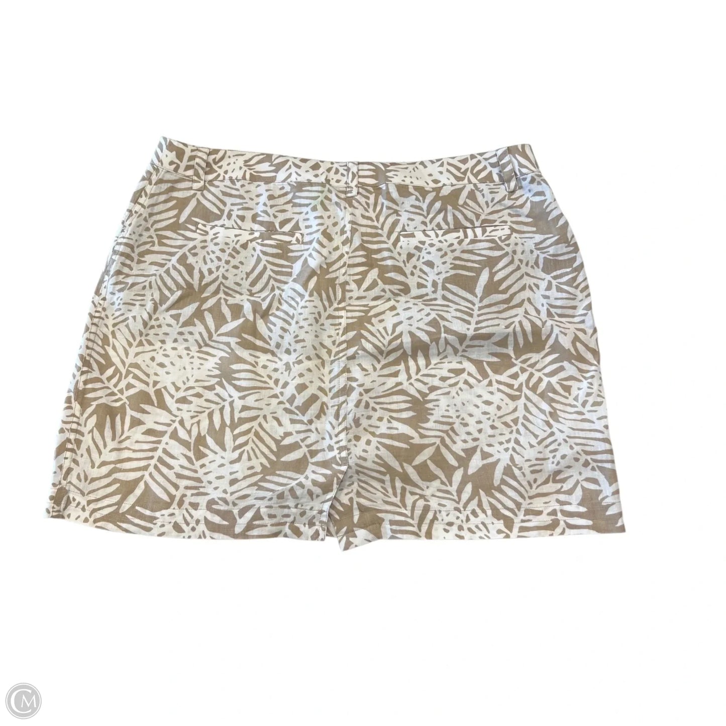 Skirt Mini & Short By Tommy Bahama In Tan & White, Size: 12