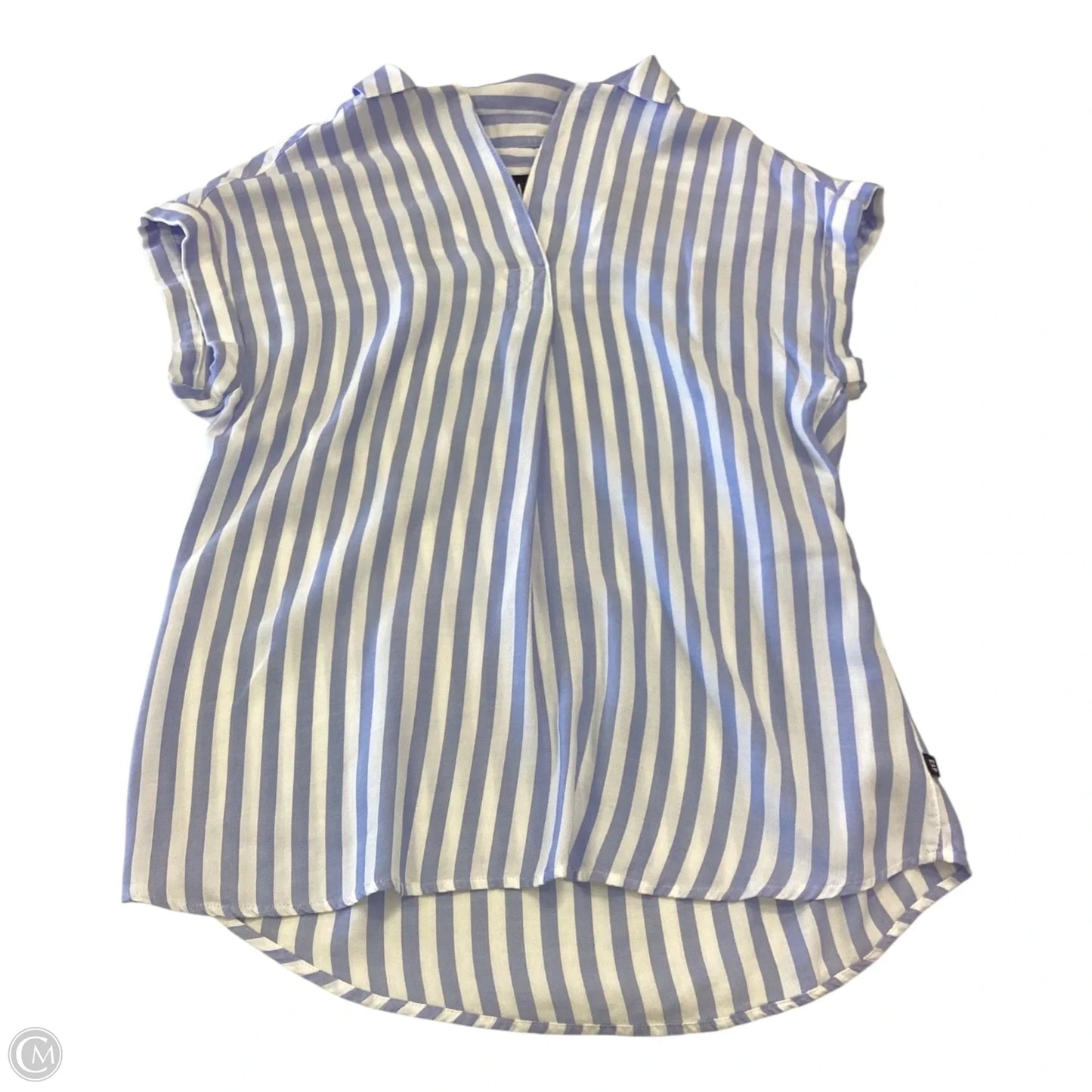 Top Short Sleeve By Gap In Striped Pattern, Size: Xs