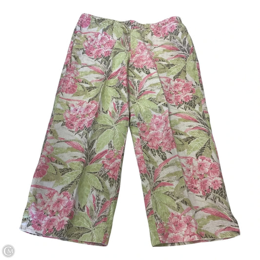 Capris By J. Jill In Floral Print, Size: S