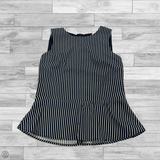 Top Sleeveless By Banana Republic In Striped Pattern, Size: 4