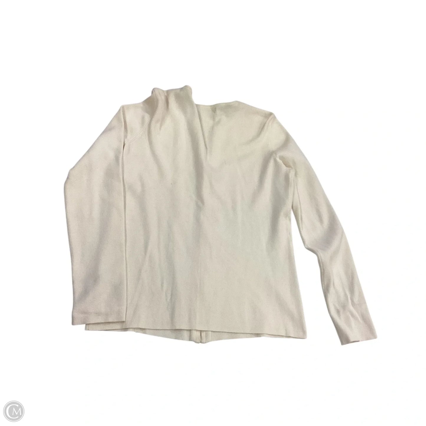 Cardigan By Liz Claiborne In Cream, Size: S