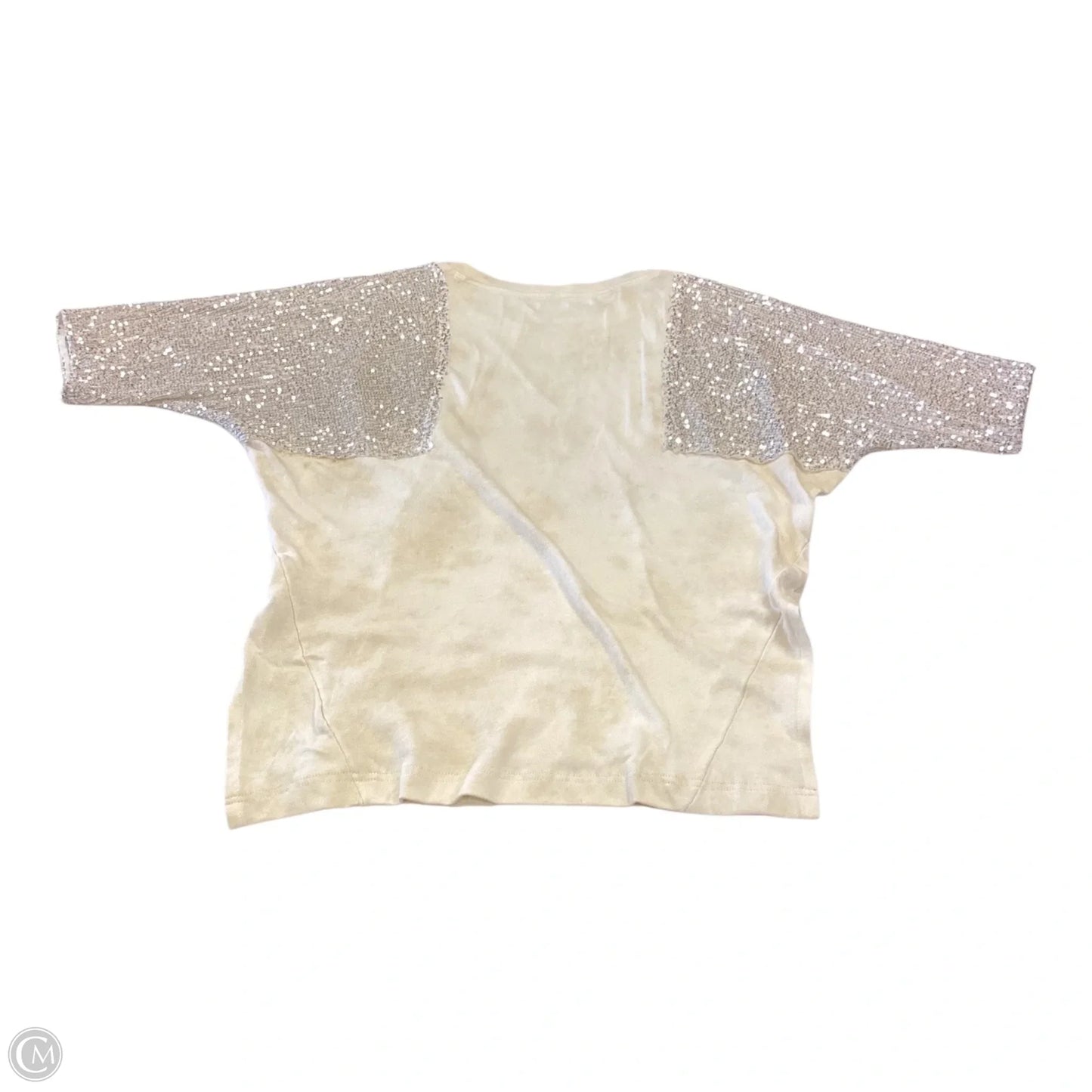 Top Short Sleeve By We The Free In Cream & Silver, Size: Xs