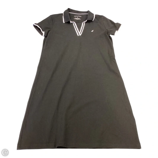Dress Casual Midi By Nautica In Black & White, Size: M