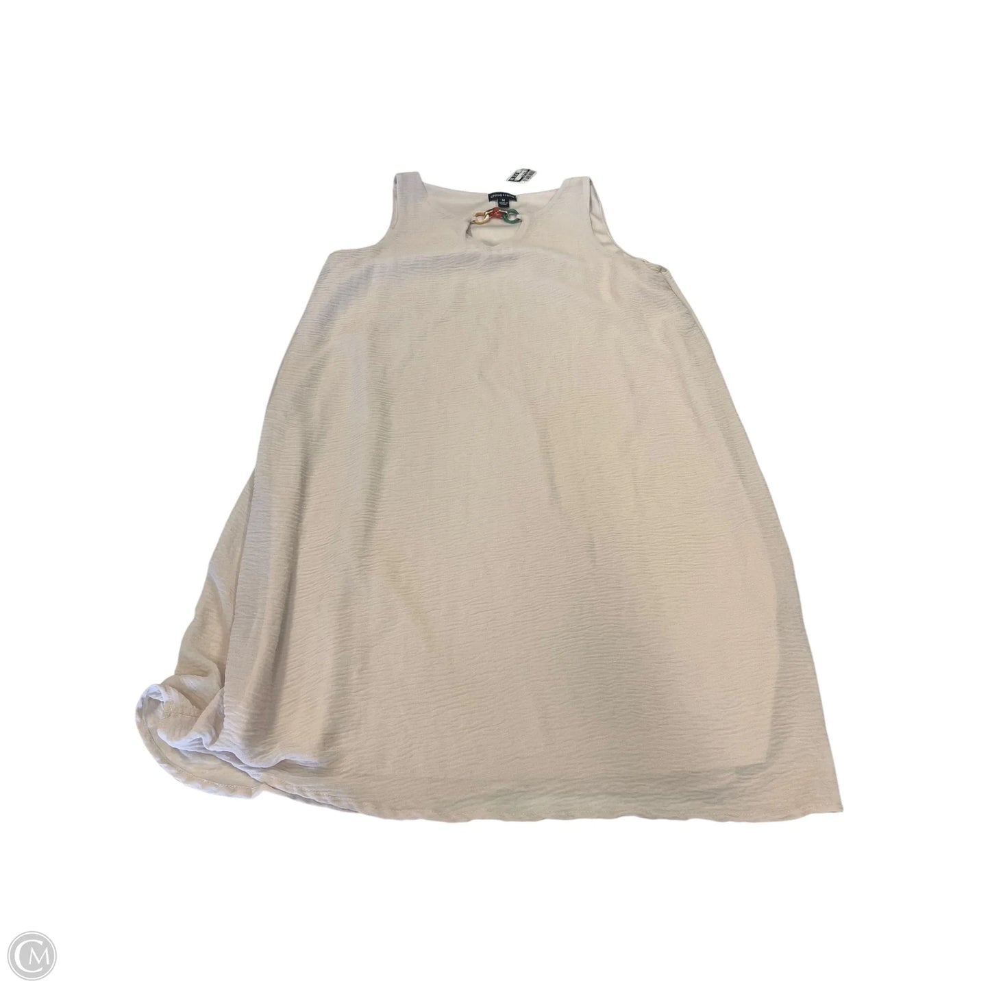 Dress Casual Midi By Clothes Mentor In Beige, Size: M