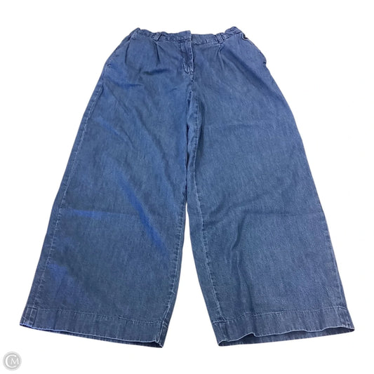 Jeans Wide Leg By Old Navy In Blue Denim, Size: 8p