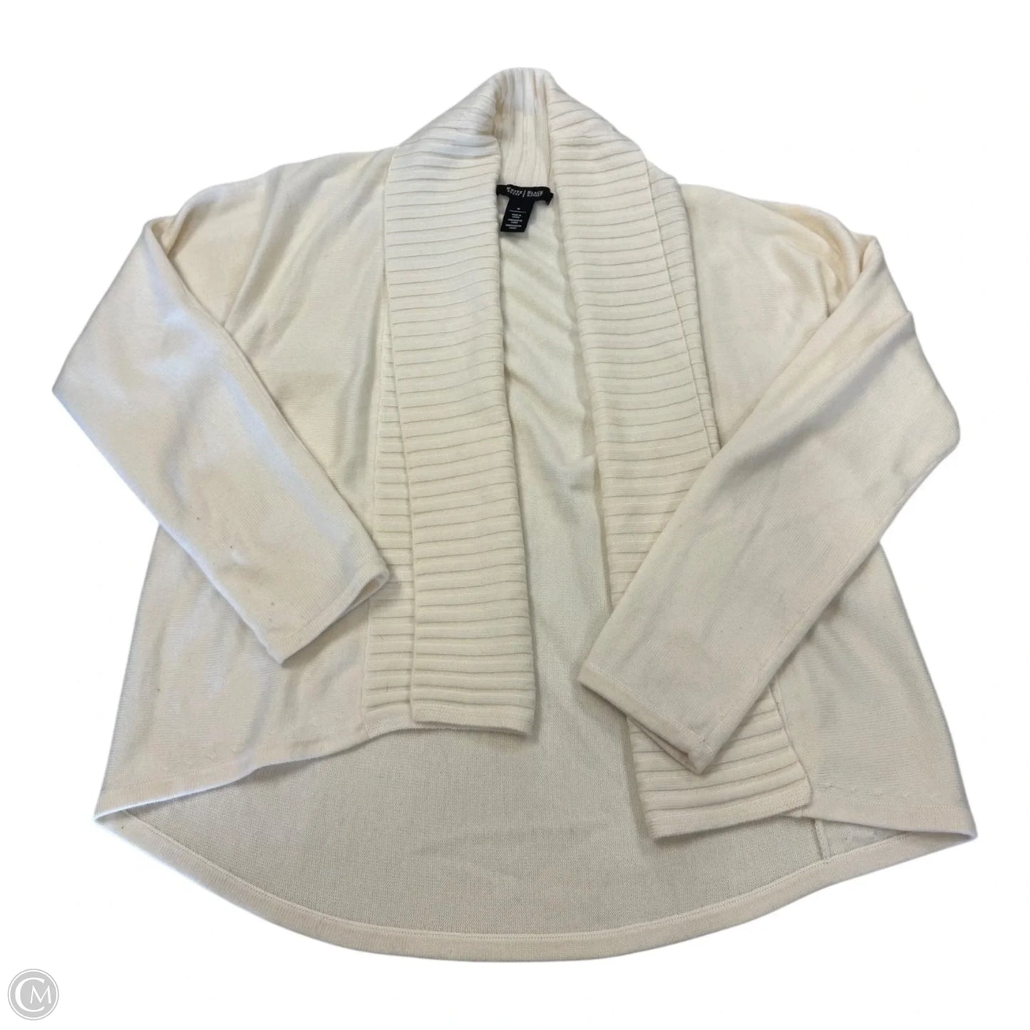 Cardigan By White House Black Market In Cream, Size: M