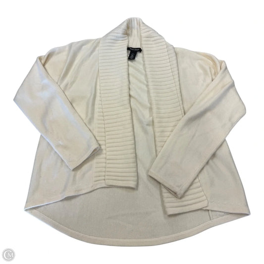 Cardigan By White House Black Market In Cream, Size: M