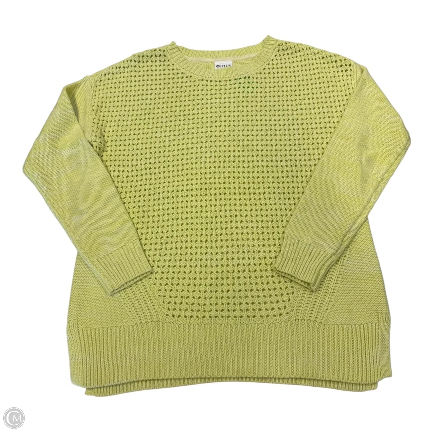 Sweater By Stylus In Green, Size: M