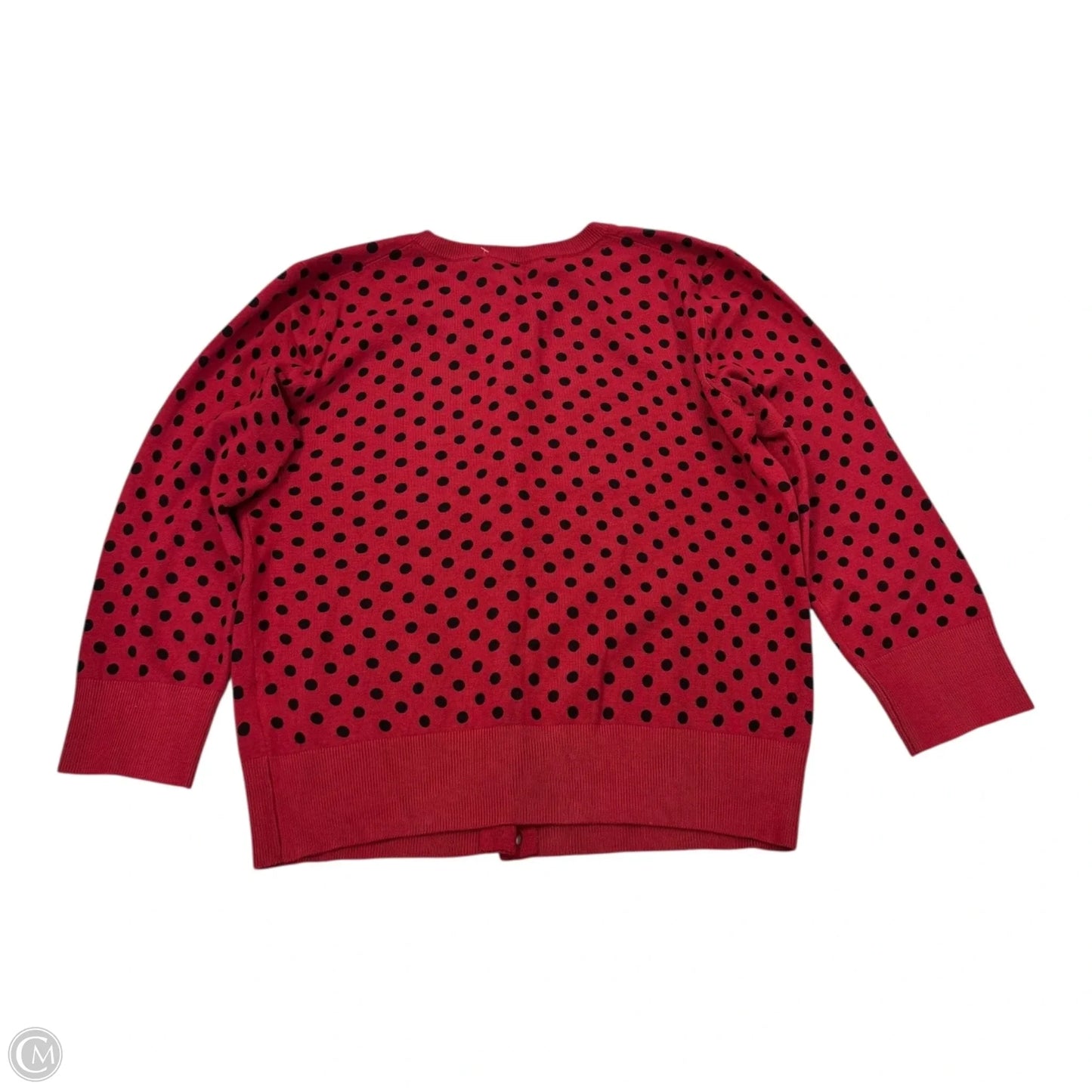 Cardigan By Cable And Gauge In Polkadot Pattern, Size: M