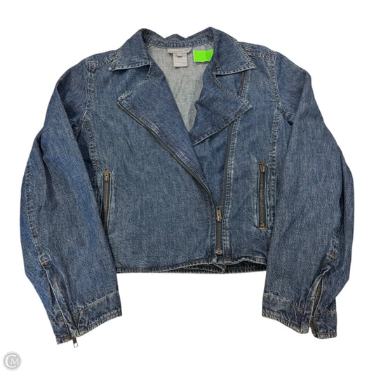 Jacket Denim By Jones New York In Blue Denim, Size: 6