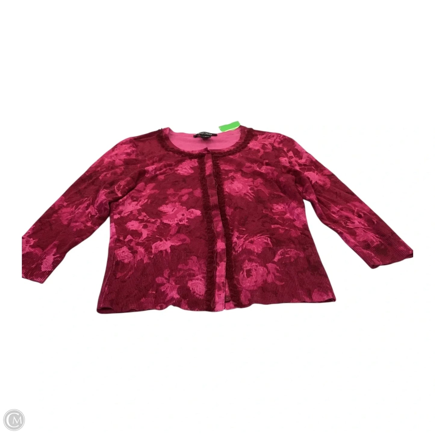 Cardigan By White House Black Market In Maroon, Size: S