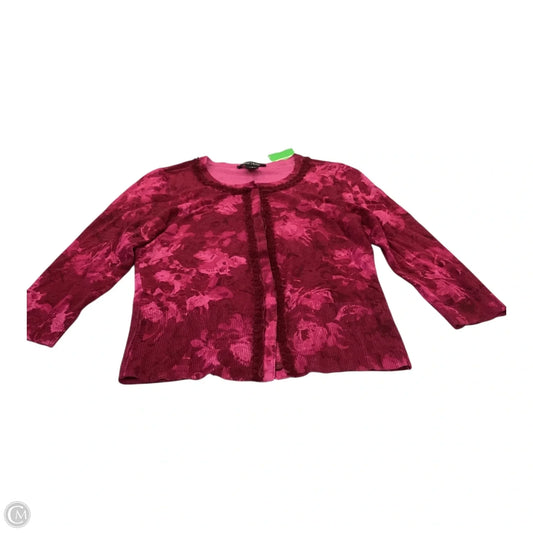 Cardigan By White House Black Market In Maroon, Size: S