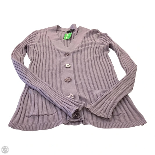 Cardigan By Talbots In Purple, Size: Xs