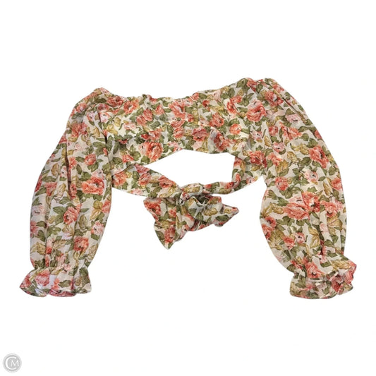Top 3/4 Sleeve By Petal & Pup In Floral Print, Size: 10