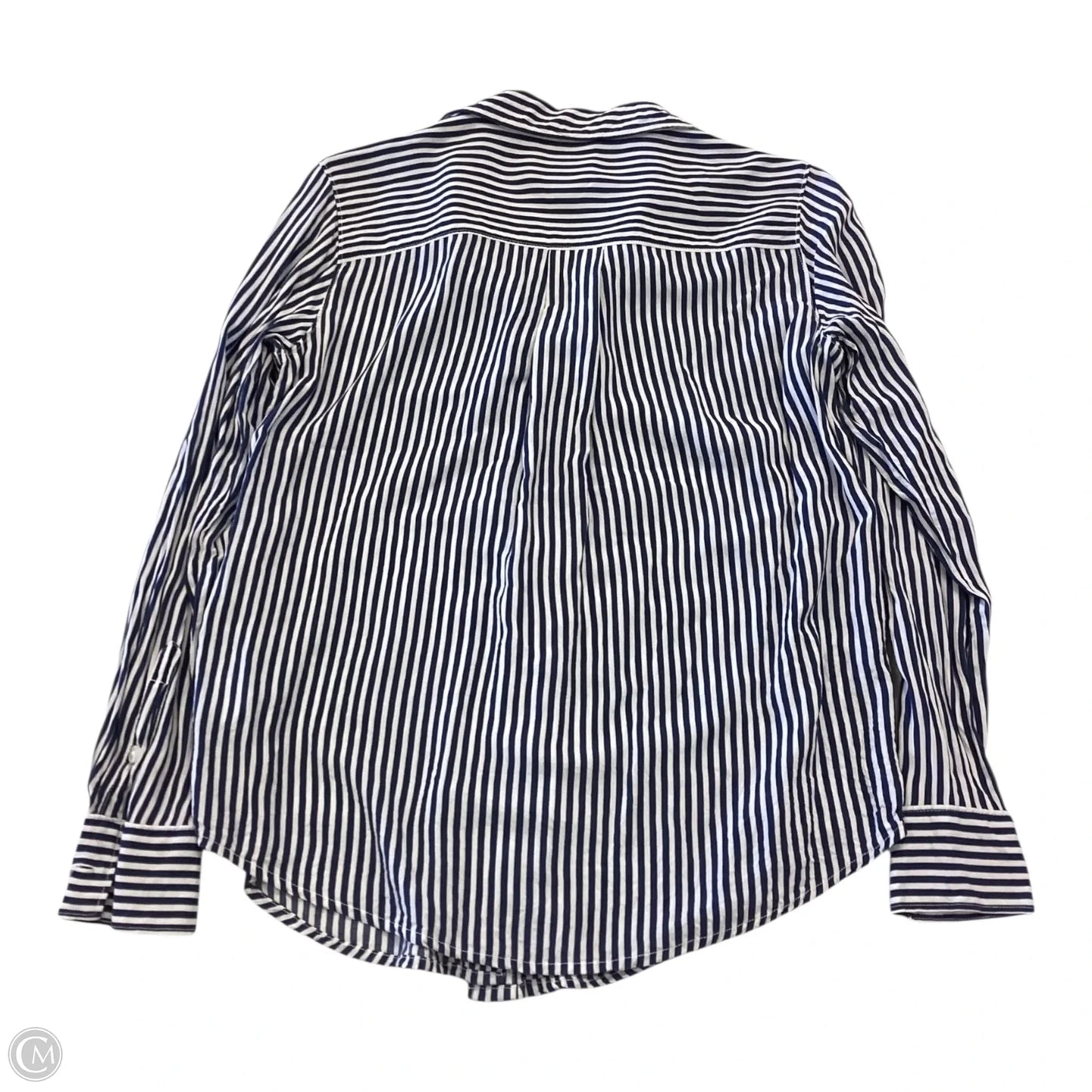 Top Long Sleeve By Liz Claiborne In Striped Pattern, Size: S